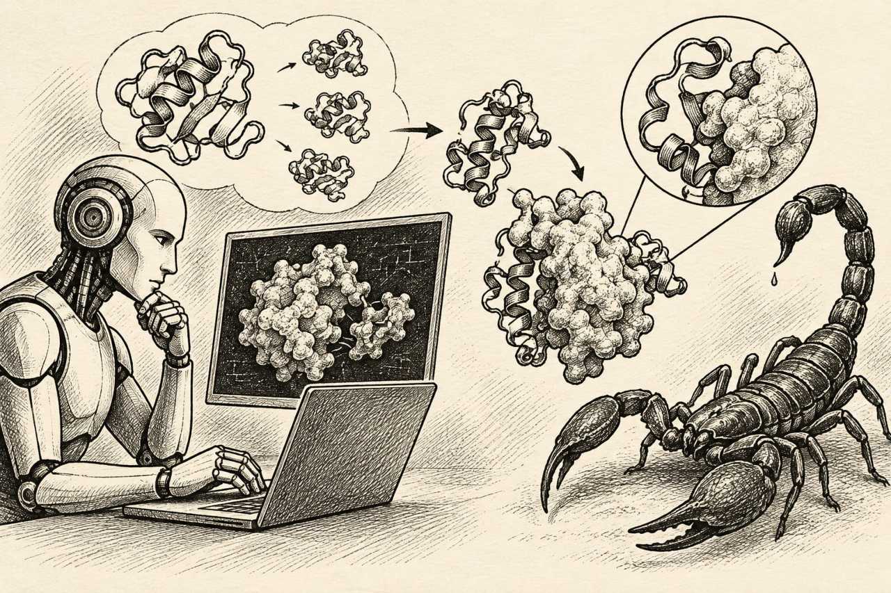 Claude AI Model Designs Protein Binders Targeting Scorpion Neurotoxins