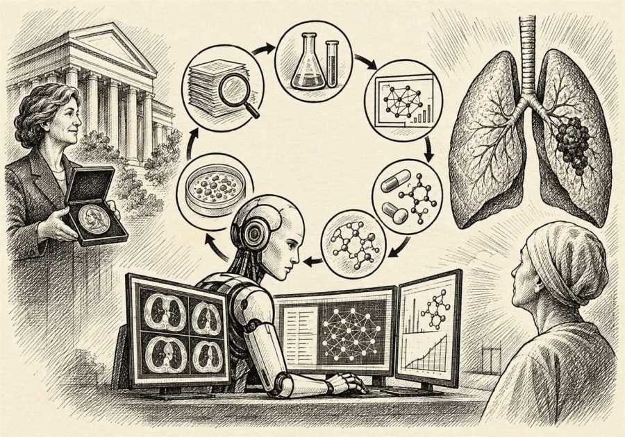 NIH Pioneer Award Backs AI System Designed to Run the Scientific Process for Lung Cancer